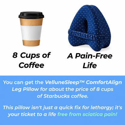 VelluneSleep™ ComfortAlign Leg Pillow