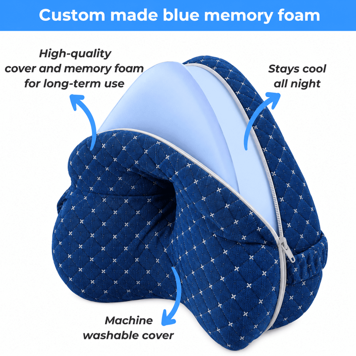 VelluneSleep™ ComfortAlign Leg Pillow